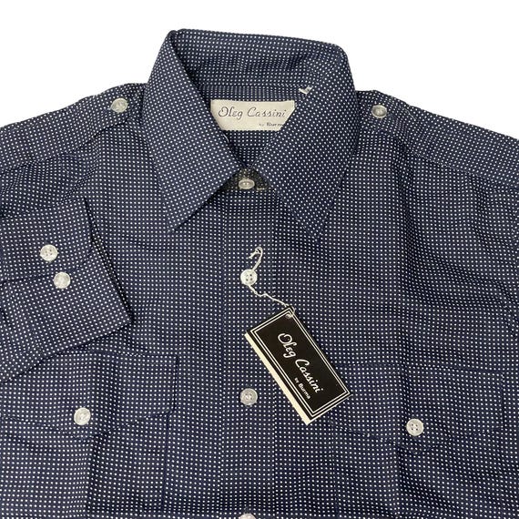 Nos Nib Vintage 80's Oleg Cassini Burma Men Blue ATOMIC MICRO Polka DOT Military Trim Pockets Dress Shirt S Retro - Etsy Nos Nib Vintage 80's Oleg Cassini Burma Men Blue ATOMIC MICRO Polka DOT Military Trim Pockets Dress Shirt S Retro - Etsy