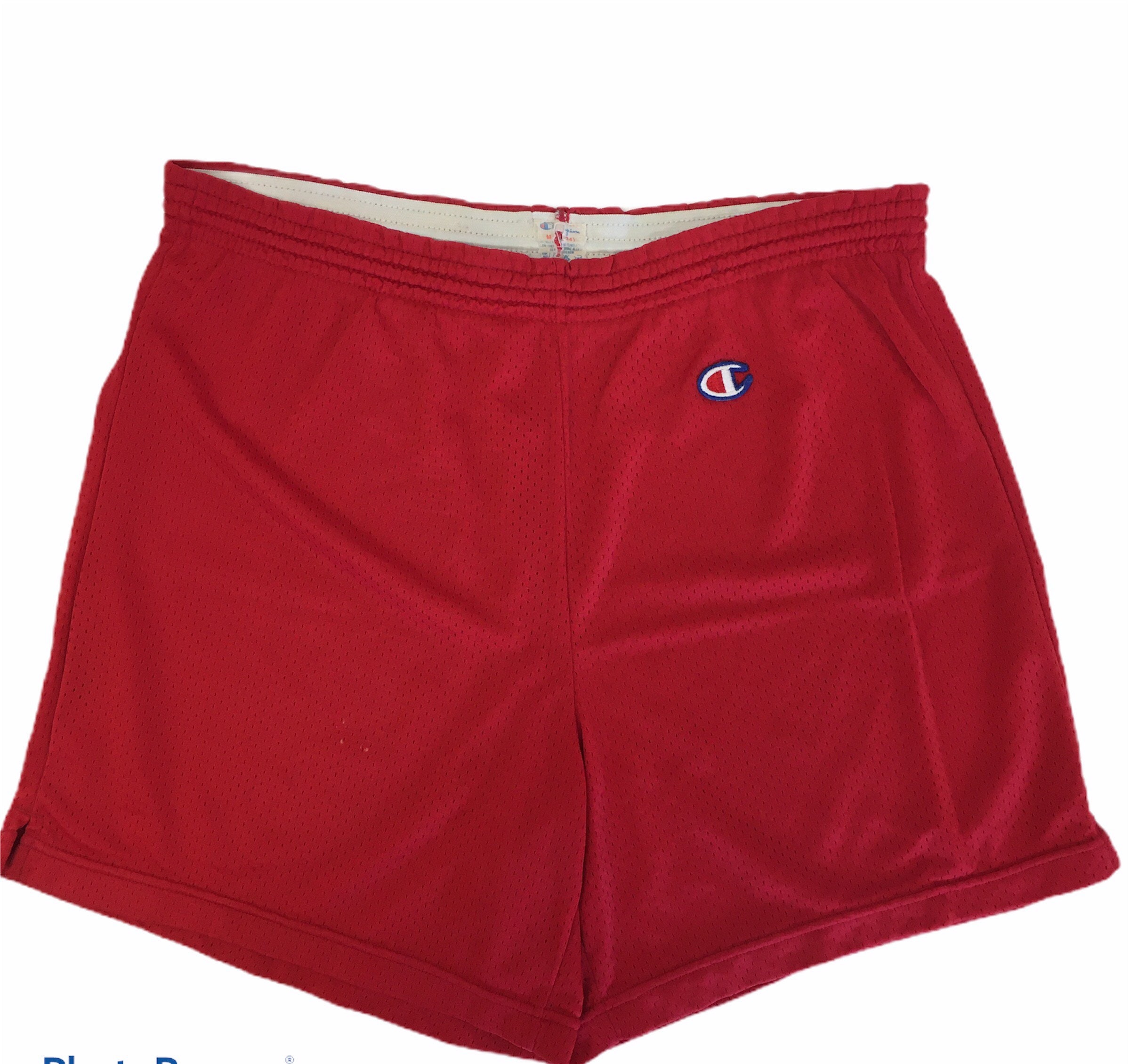 Vintage 70-80's CHAMPION Logo USA Men Red Nylon MESH Work