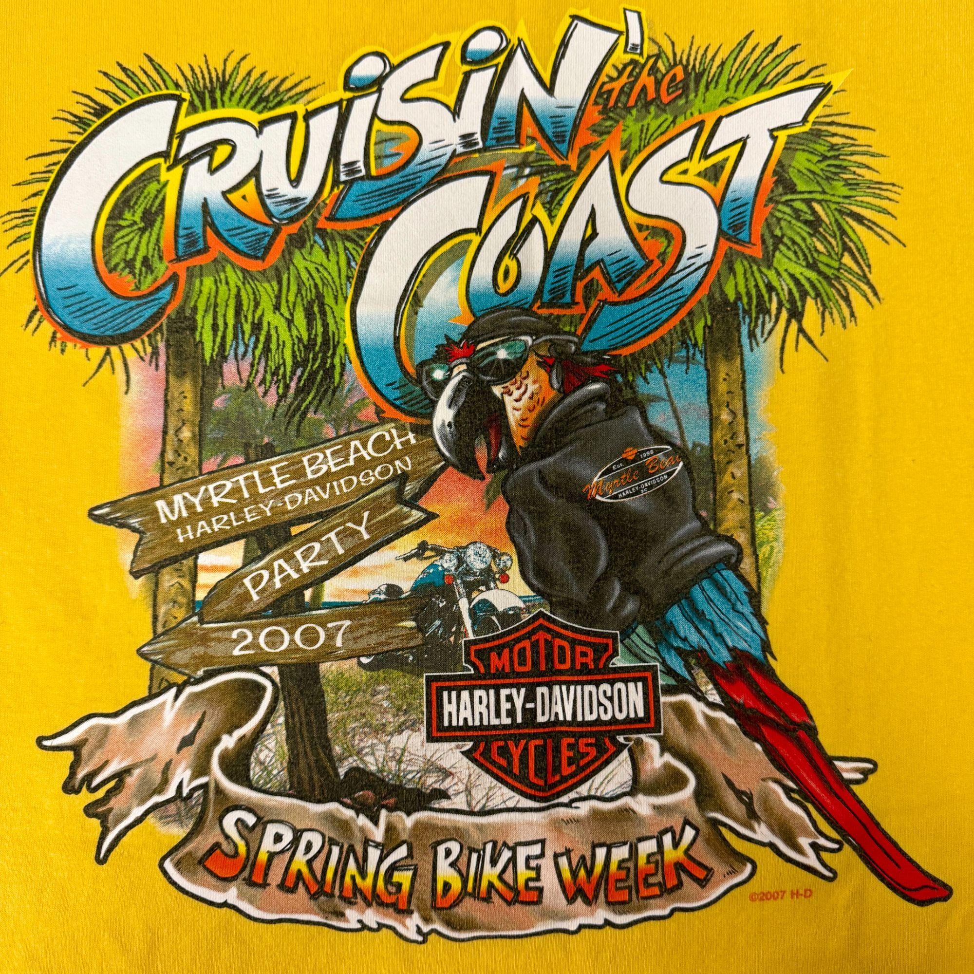 Vintage Harley Davidson Myrtle Beach PARROT Cruisin the Coast