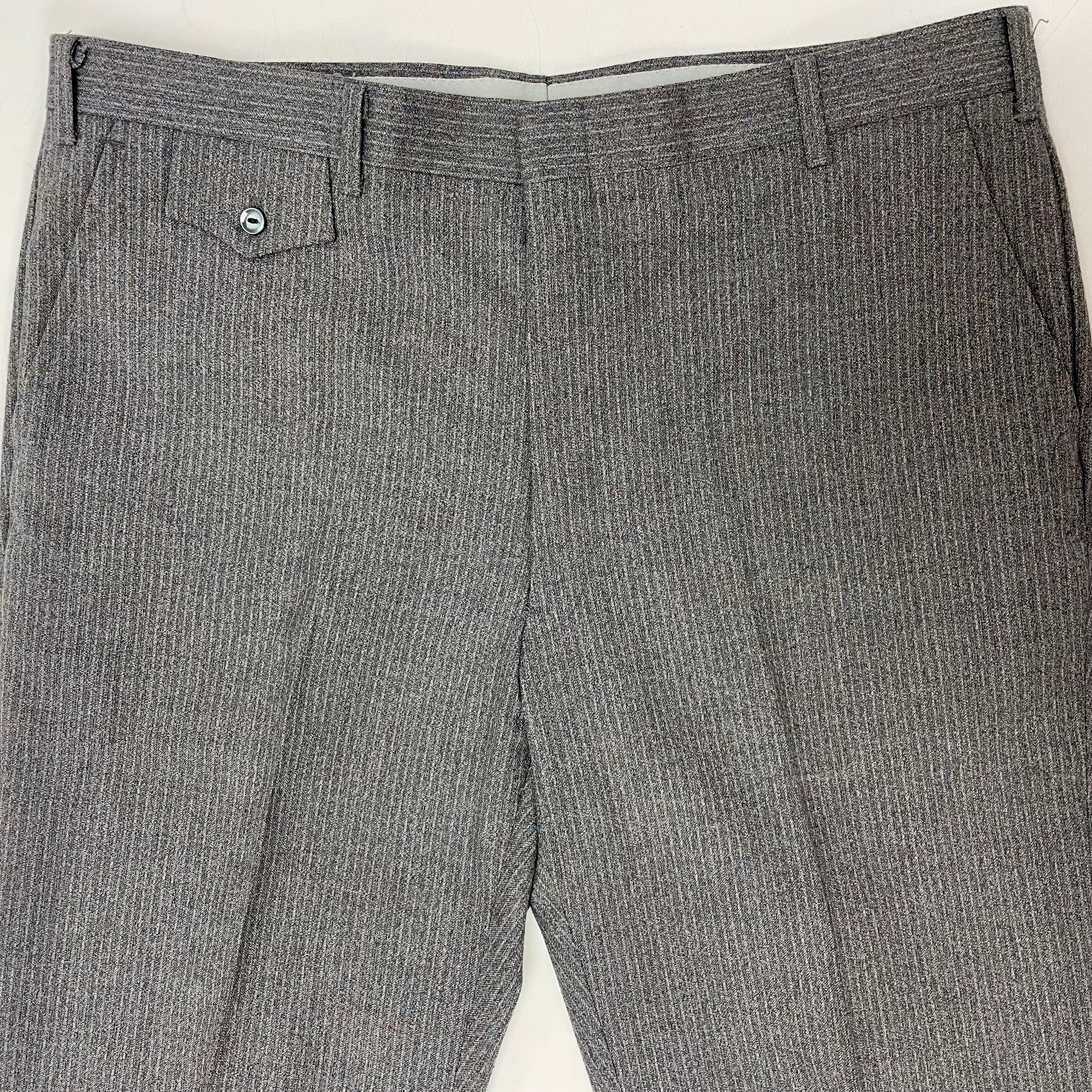 激安な Jcpenney 70's 60 Vintage USA Pin Fleck Multicolor Gray Men パンツ