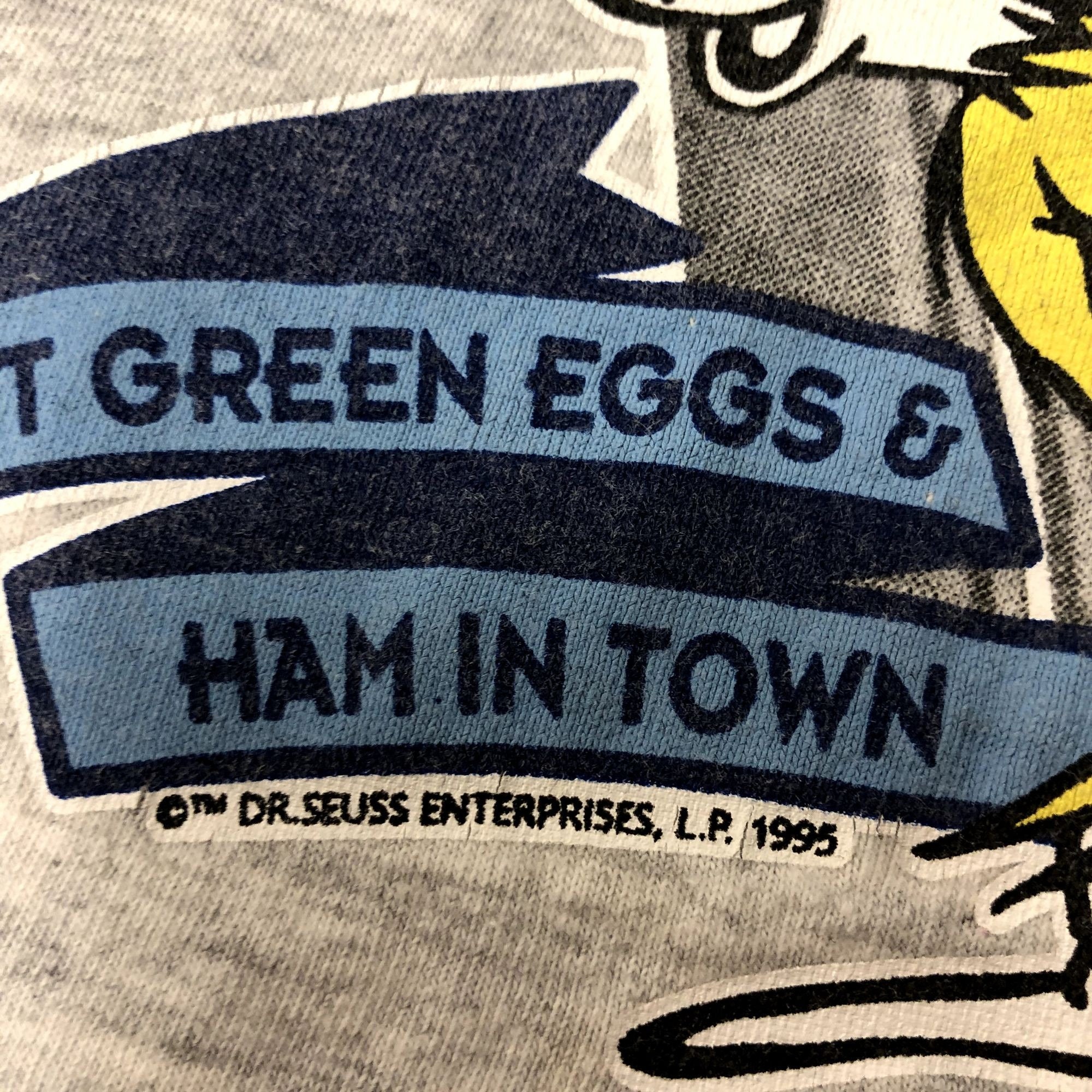 Vintage 1995 Dr Seuss Heather Gray SAMS DINER Green Eggs & Ham 