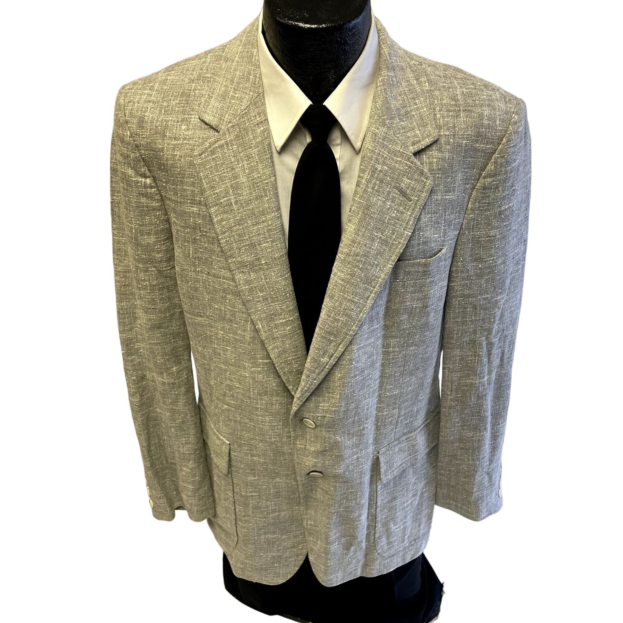 スーツ 50's style Fleck Nep Homespun Setup VINTAGE 1950s MENS GREY Fleck Suit Gentry by Pennys - Etsy