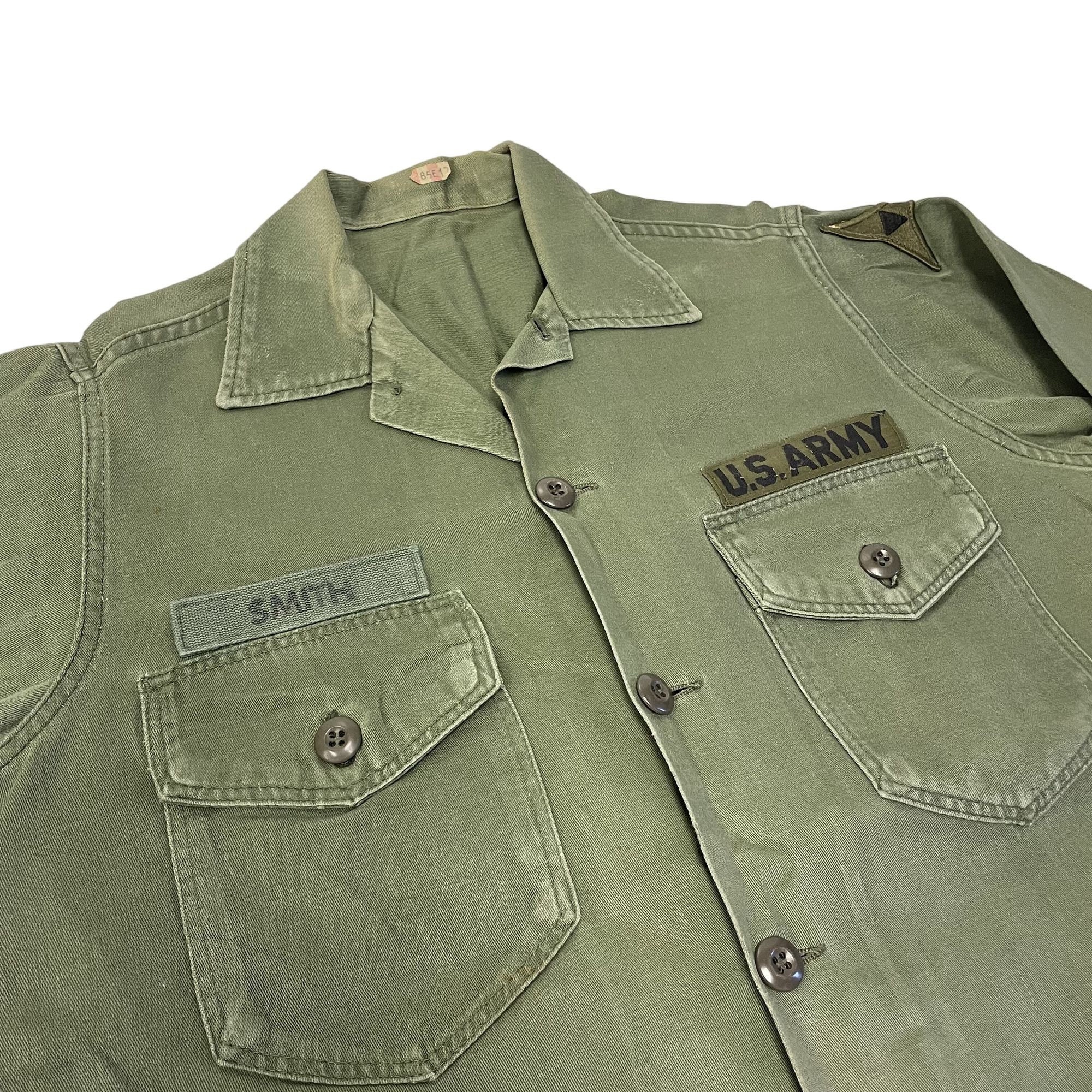 Vintage 70's NAM Era Military OG 107 Sateen Cotton Usn US Vintage 70's NAM Era Military OG 107 Sateen Cotton Usn US