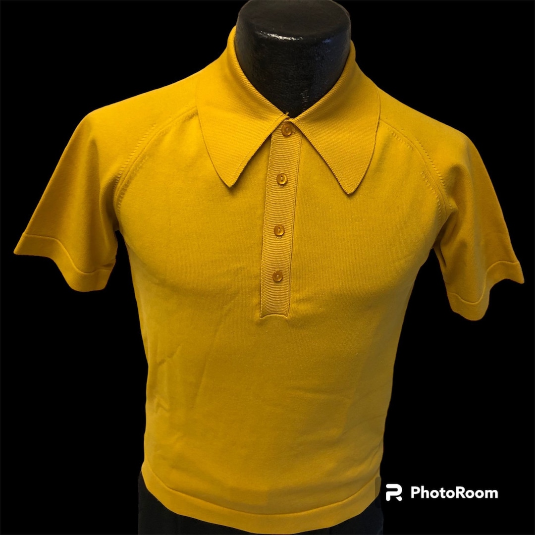 Vintage 60's Mcgregor Men's Mod MIRACLE Shirt Gold - Etsy Australia