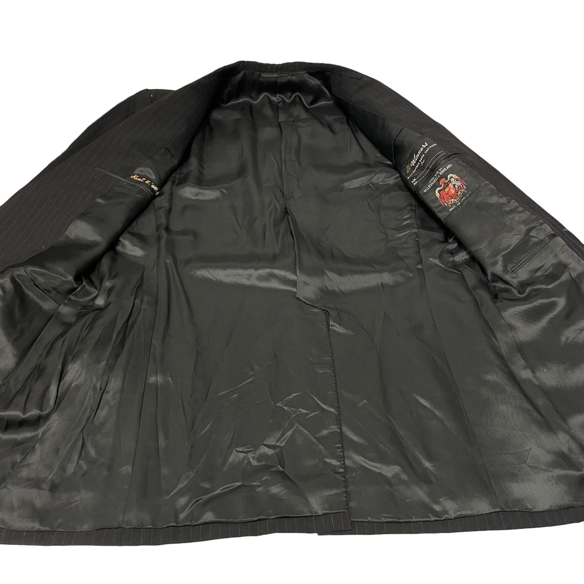 Vintage 70’s Wilkinson of England BESPOKE Black Sport Coat Red PIN ...