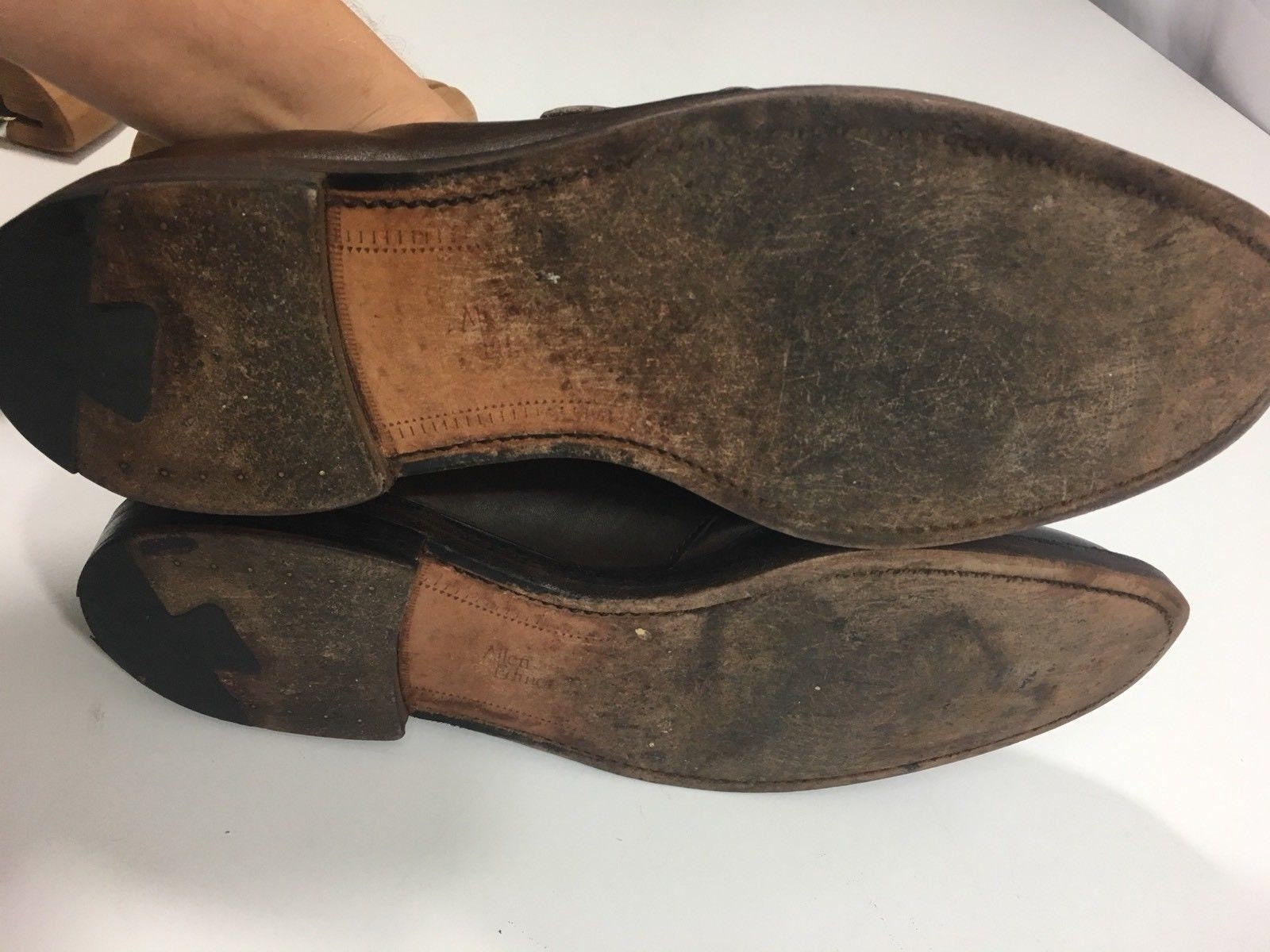 Men’s Allen Edmonds Shoes Size 9 D  NORWICH 0222 Brown Monk Strap Shoes Allen Edmonds NORWICH Men main image 4