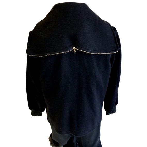 vintage LEONARD wool jacket navy [中古] Vintage 50's Midshipmen US Navy Academy Military Wool Hoodie