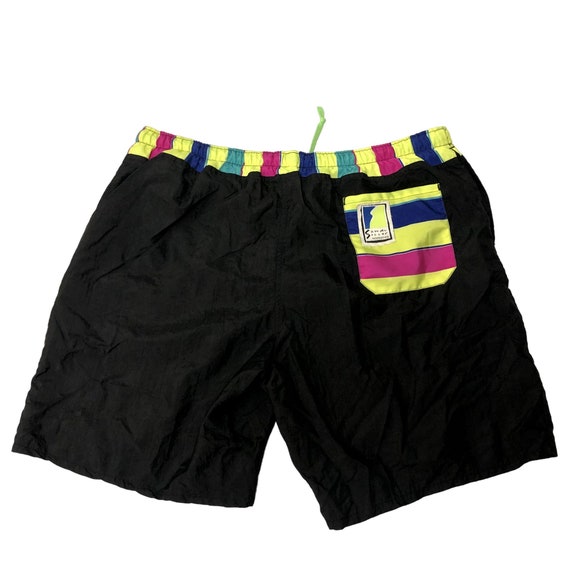 Vintage 90's Umbro USA Men Black Nylon NEON Sand Soccer Uniform