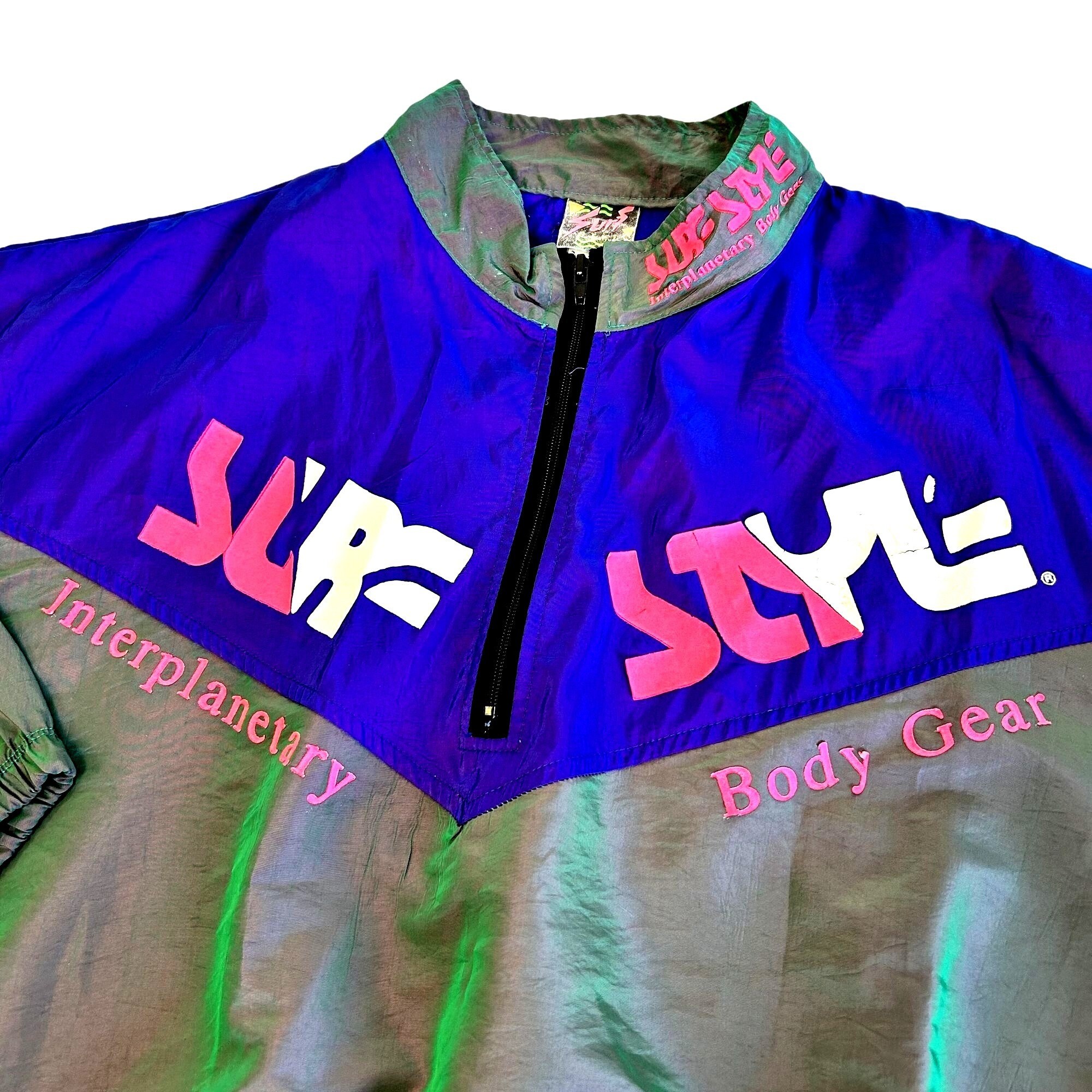 Vintage 90's Surf Style INTERPLANETARY Body Gear Purple