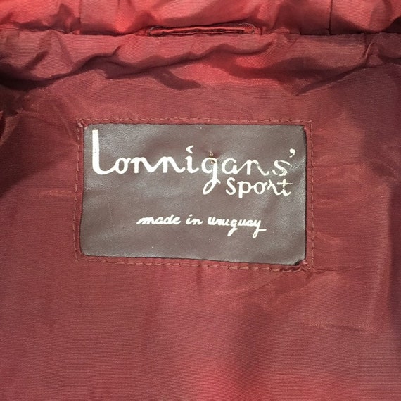 Vintage 60-70's Lonnigans Sport Men's Brown Leath… - image 7