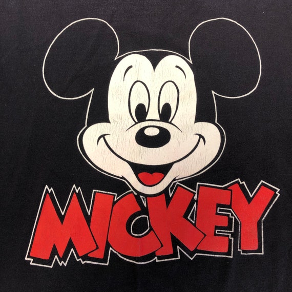 Vintage 80's 90's Disney Made in USA Black SPELLO… - image 3