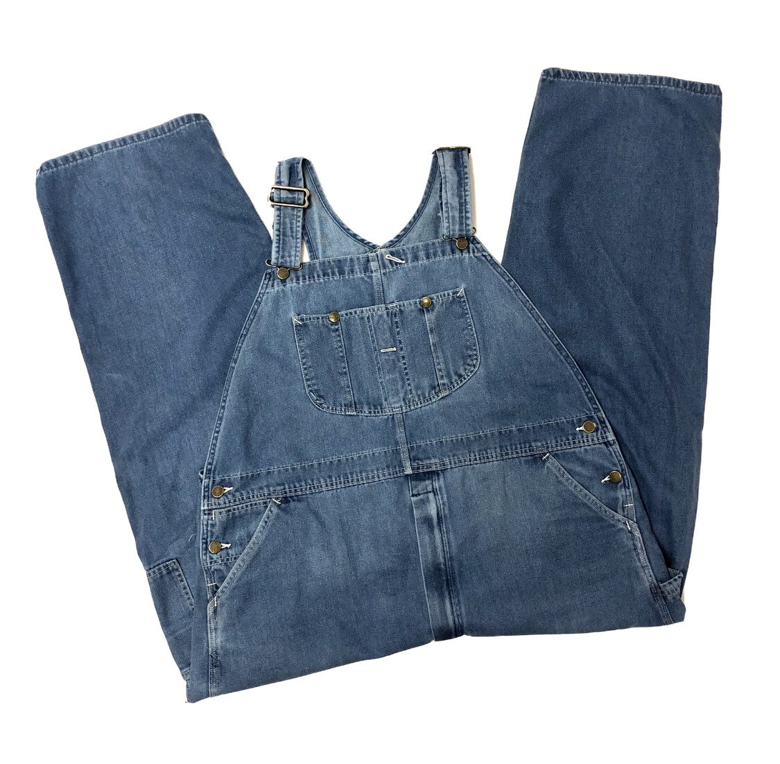 Vintage 70's Sears Roebucks Wear Tuff Men's DENIM Bib Blue Vintage 70's Sears Roebucks Wear Tuff Men's DENIM Bib Blue