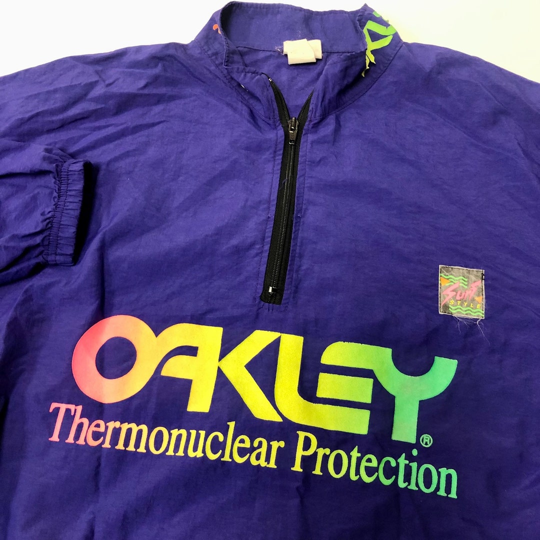 Vintage 80 90's Surf Style Purple NEON OAKLEY Thermonuclear Vintage 80 90's Surf Style Purple NEON OAKLEY Thermonuclear