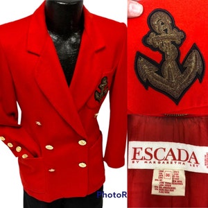 ESCADA Vintage Western Germany by SRB Women's Merino Jacket Blazer