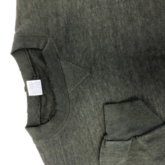 Vintage 60 70's Russell Athletic DISTRESSED Black Single V