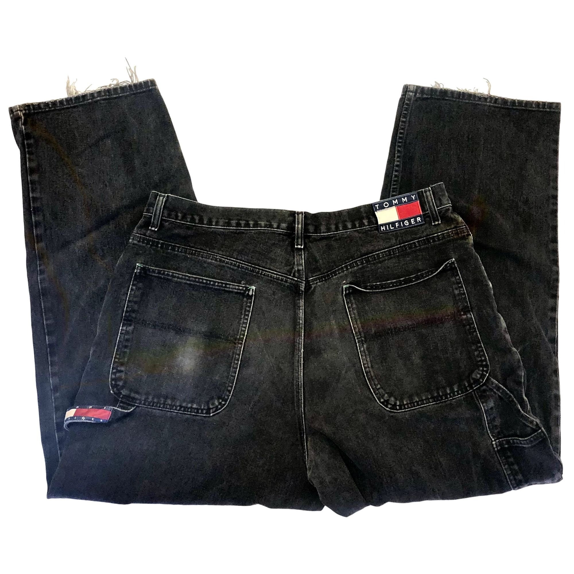 black tommy hilfiger carpenter jeans