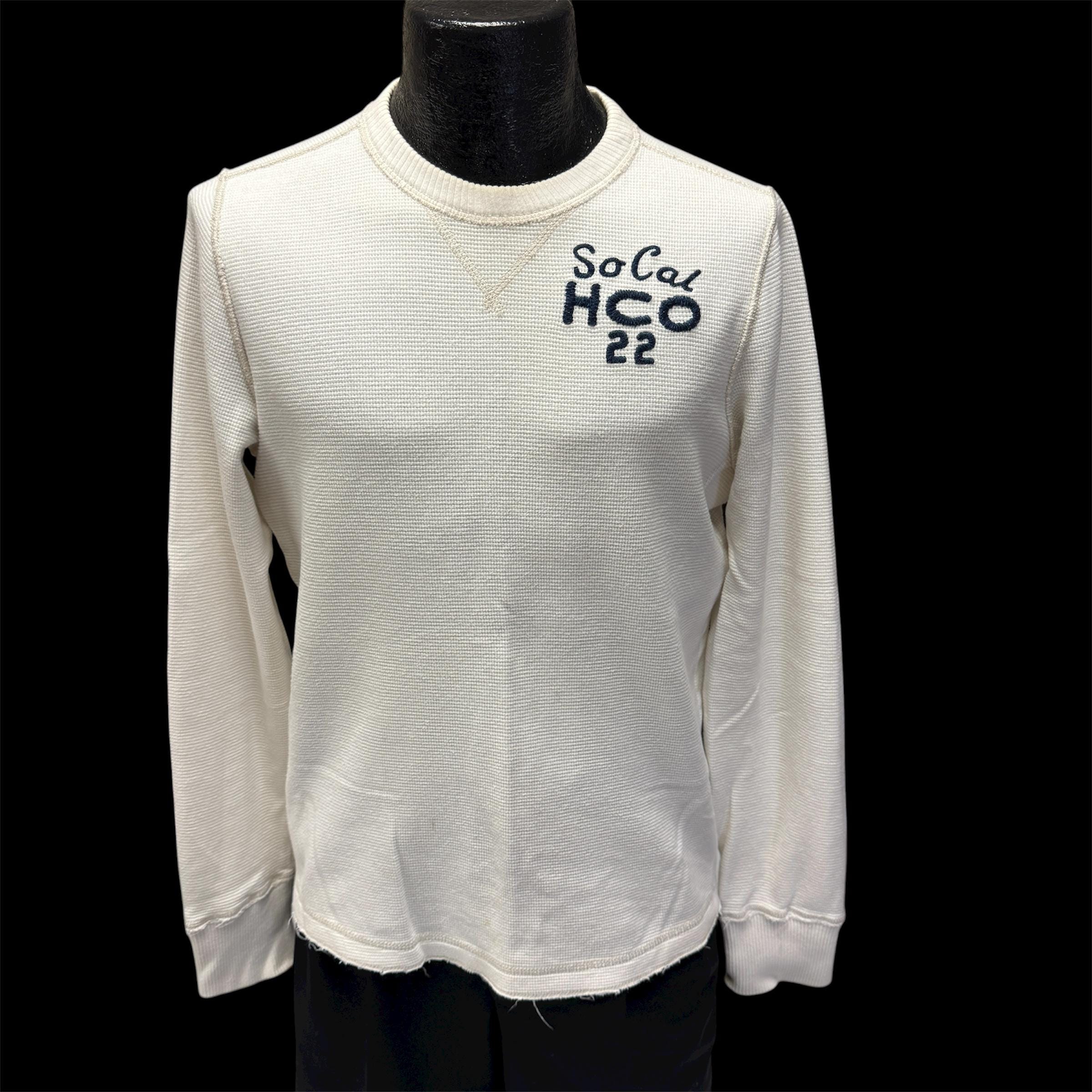 Vintage Y2K Hollister Men's so Cal HCO 22 Casual LS Winter THERMAL