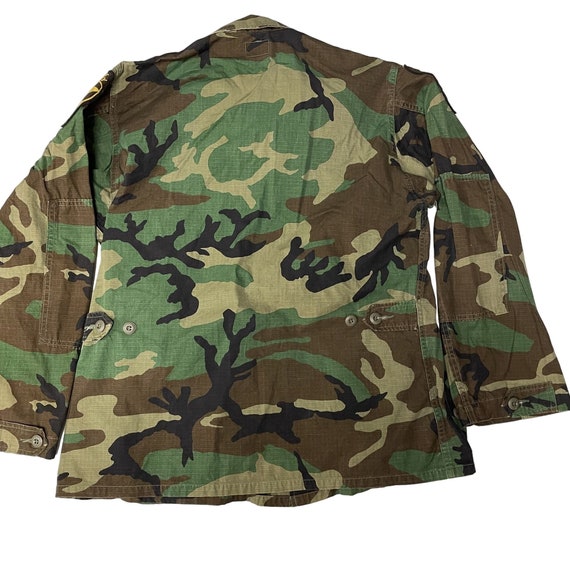 Vintage 90's US Army Woodland Camo Camouflage SHERIF Military