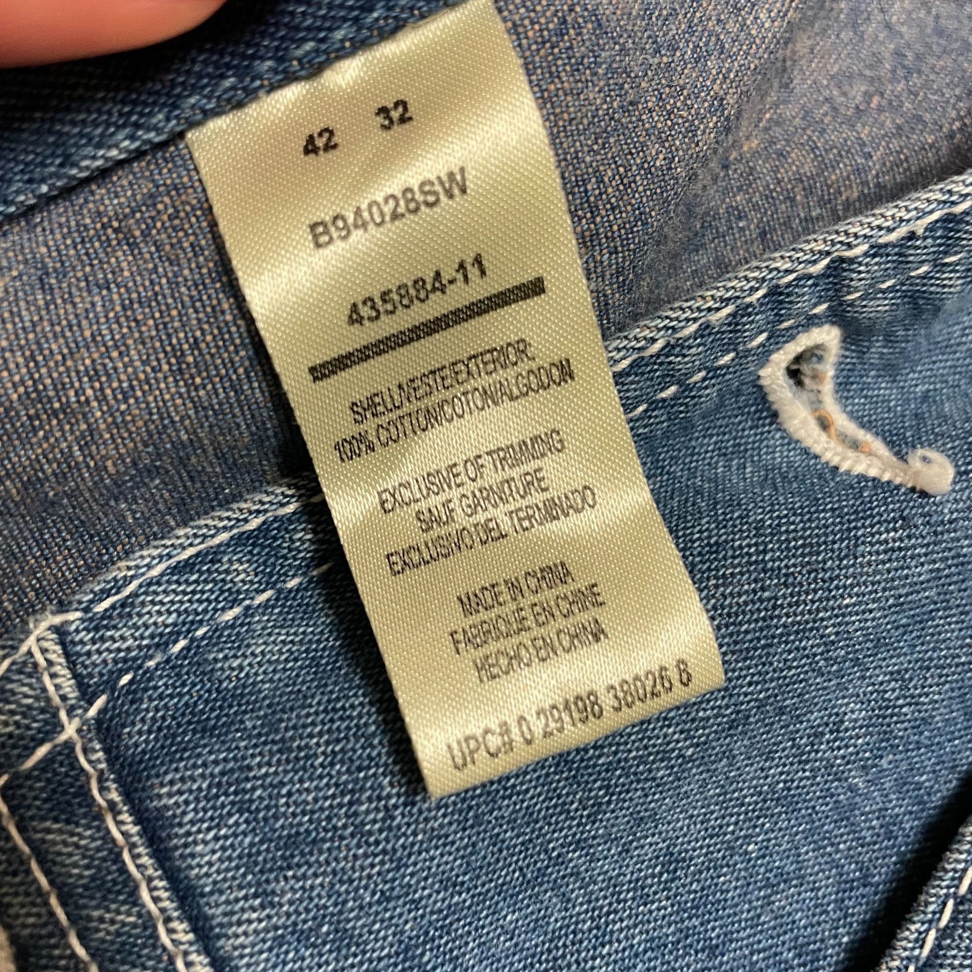 Vintage Big Smith Men Blue Jean FARMER Kombinezon roboczy