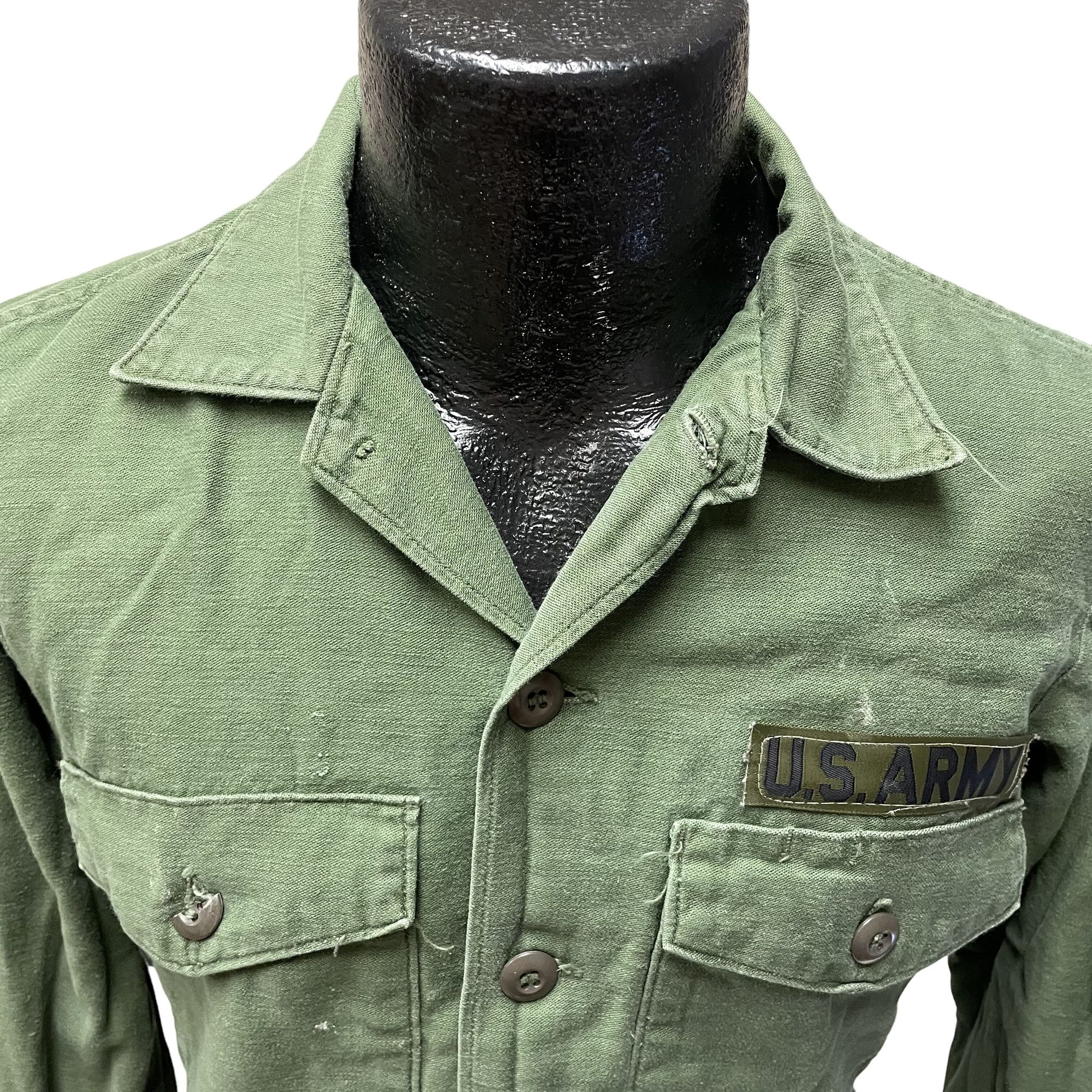 usarmy og107 グッドコンディション USGI OG-107 Vintage Fatigue Utility Shirt w/ In-Country Made
