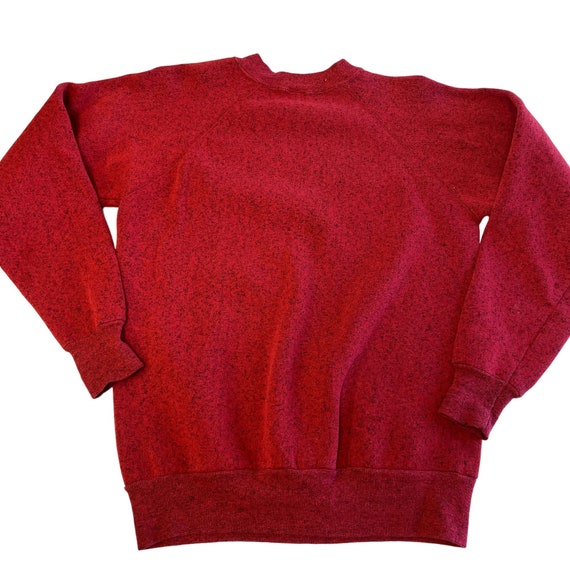 Vintage 70 80's Pannill Red Black HEATHER Athletic Workout