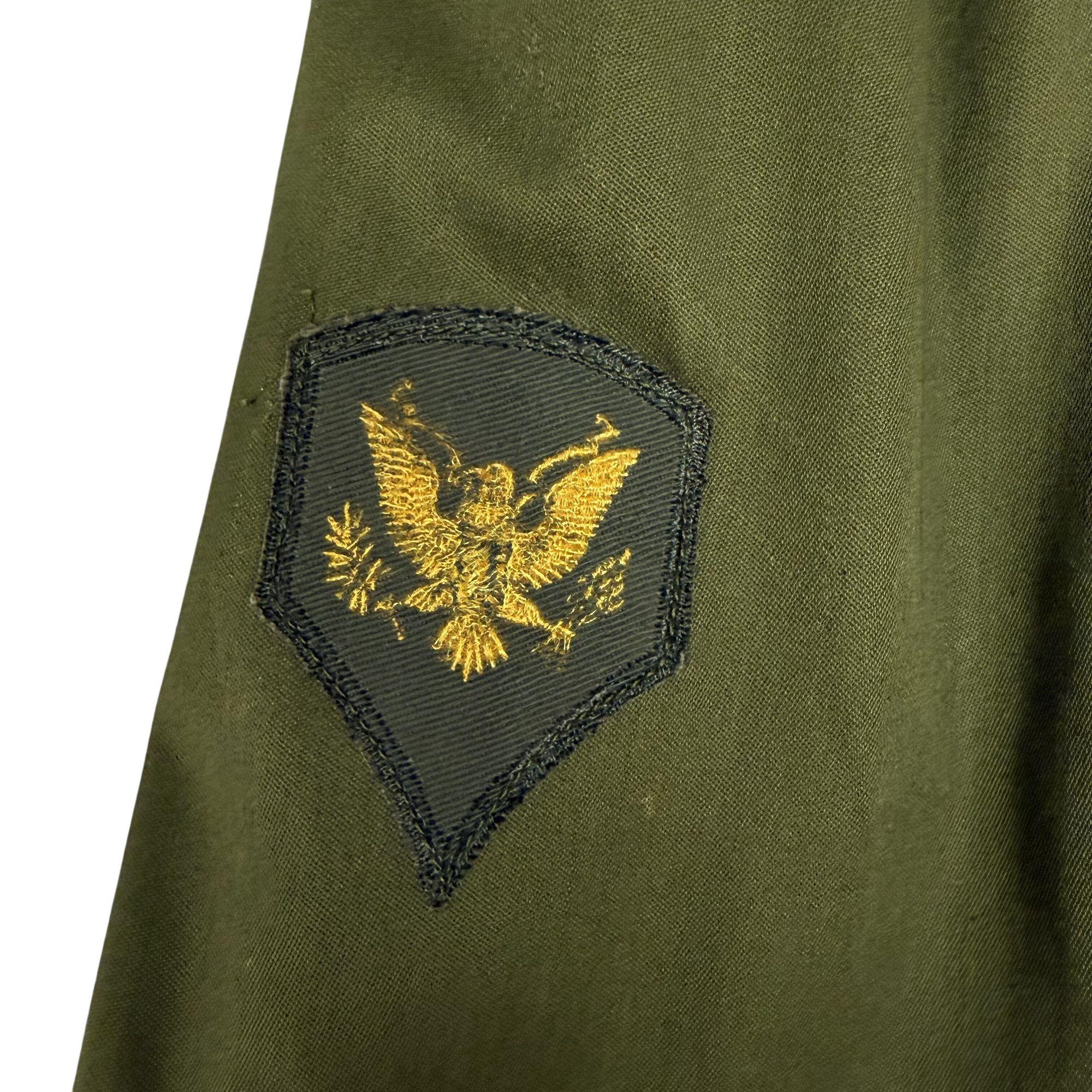 Vintage 50's Men Military Overcoat OG107 KOREAN WAR 1953 US 3rd