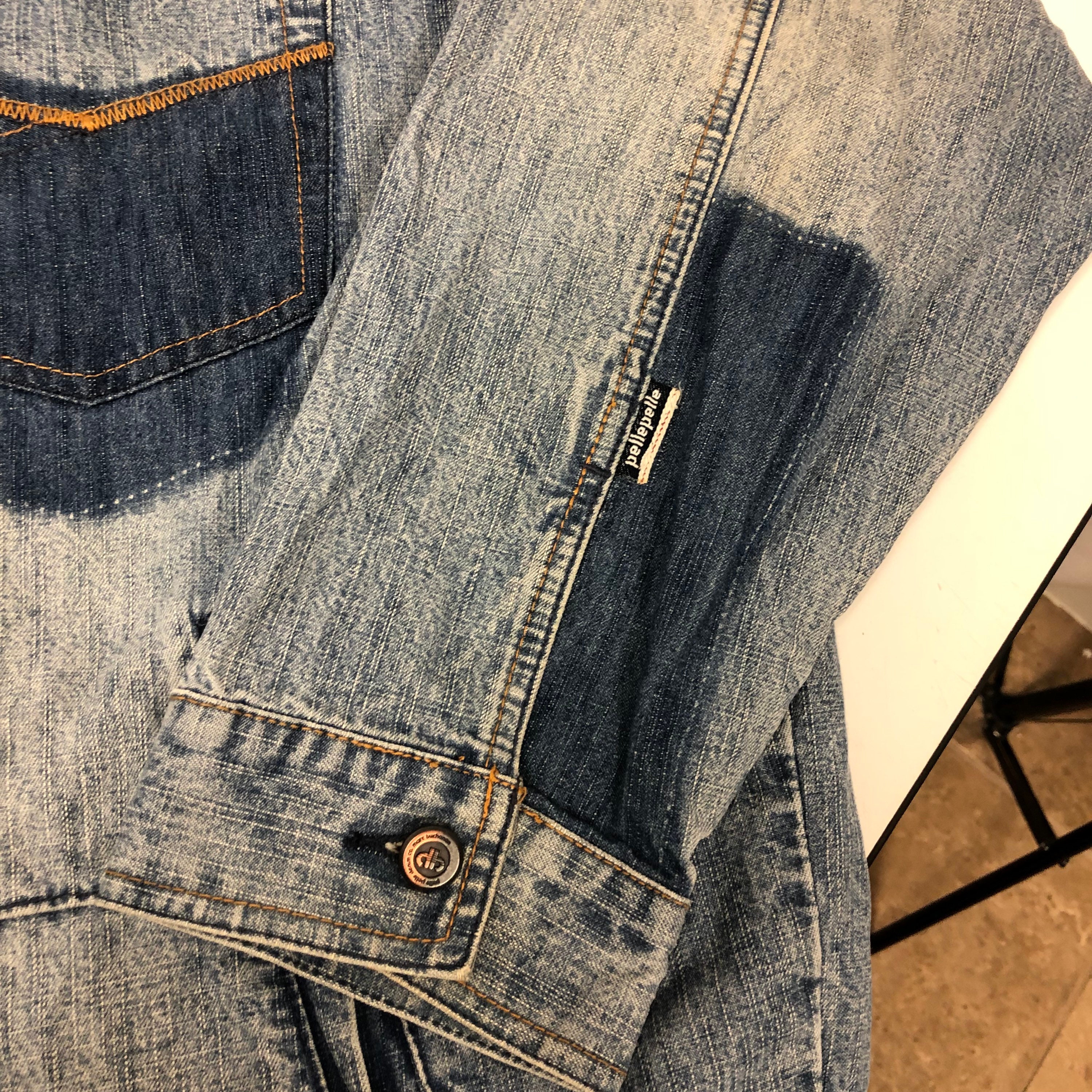 Vintage 90's Pelle Pelle Marc Buchanan Men's Blue Jean