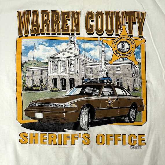 Vintage 90's Best Warren County 1995 SHERIFFS OFF… - image 1