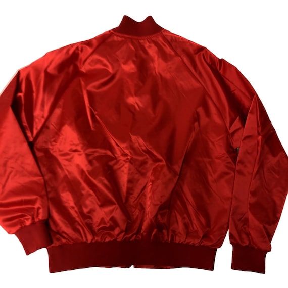 SCULPTOR glossy nylon jacket red