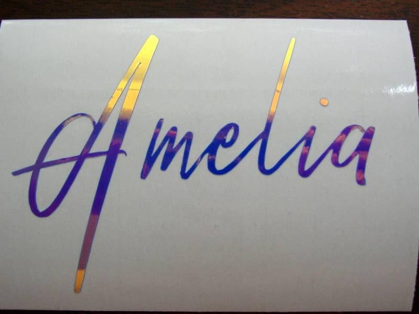 Personalized Script Name Decal, Custom Sticker, Tumbler - Etsy