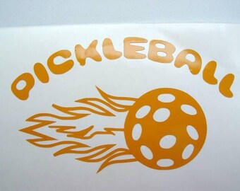 Pickleball Vinyl Decal, Sports, Car, Tumbler Sticker
