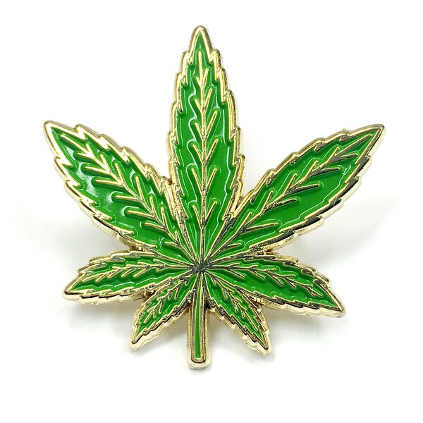 Weed Enamel Pin Etsy