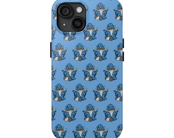 Magic Wizard Raccoon iPhone Case - Ultra Strong Protection | Wireless Charging | Durable | Fits iPhone 15, 14, 13, 12, 11, 8, 7 Plus