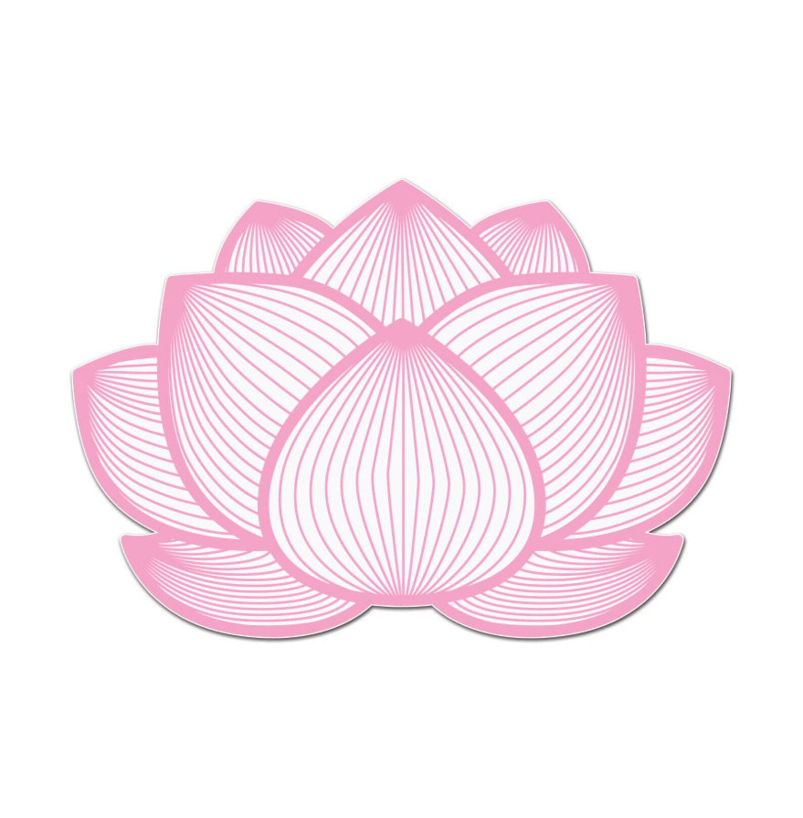 Sticker Lotus Lotus Flower Vinyl Sticker for Hydroflask, Waterproof Sticker ...