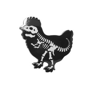 Chicken Dinosaur Enamel Pin - Enamel Pin for Fitted Hats, Lapel Pin, Pin for Jacket