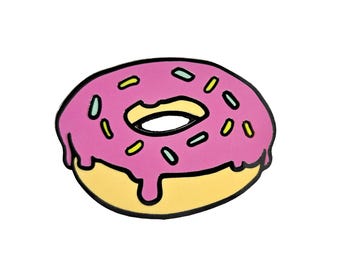 Donut Magnetic Golf Ball Marker – Optional Hat Clip – 1.25"