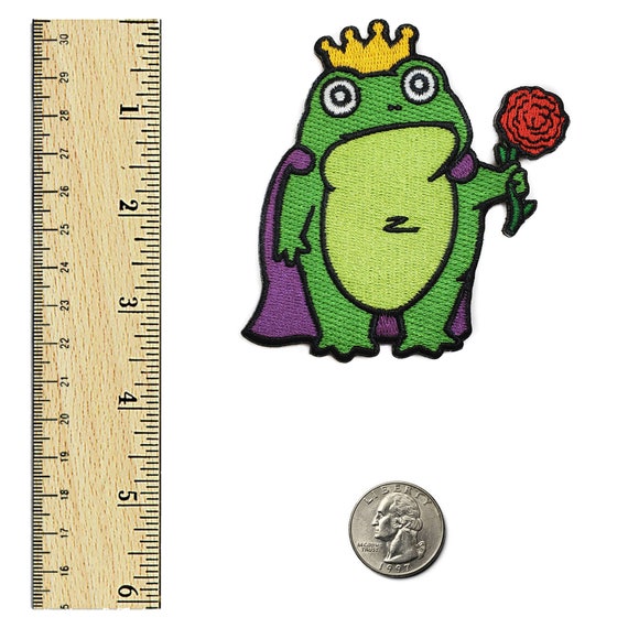 Frog Prince Patch Morale Patch, Hook and Loop Patch for Backpack
