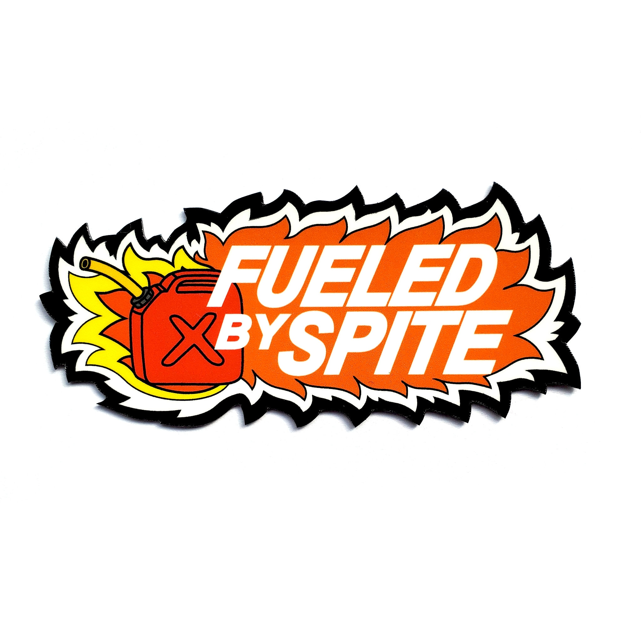 Fueled by Spite Magnet Weatherproof Car Magnet Vinyl Etsy Ireland