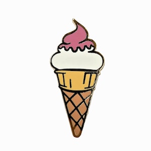 Ice Cream Cone Golf Ball Marker with Magnetic Hat Clip - Golf Gift Idea, Funny Golf Ball Marker, Golf Accessory