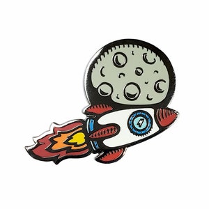 Rocket Ship Golf Ball Marker with Magnetic Hat Clip - Golf Gift Idea, Funny Golf Ball Marker, Golf Accessory