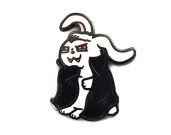 Imán de nevera de conejito vampiro - Imanes de refrigerador de metal para cocina, imanes lindos, imanes divertidos, niños decorativos