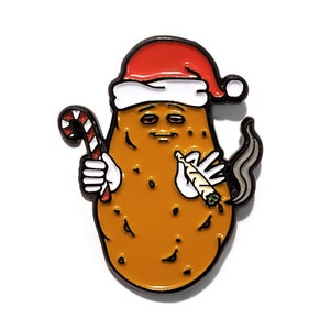 Christmas Baked Potato Fridge Magnet - Metal Refrigerator Magnet, Cute Magnet, Funny Magnets, Decorative Magnet