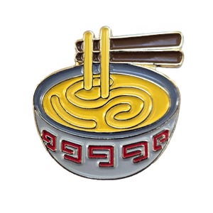 Ramen Pho Noodles Emoji Enamel Pin