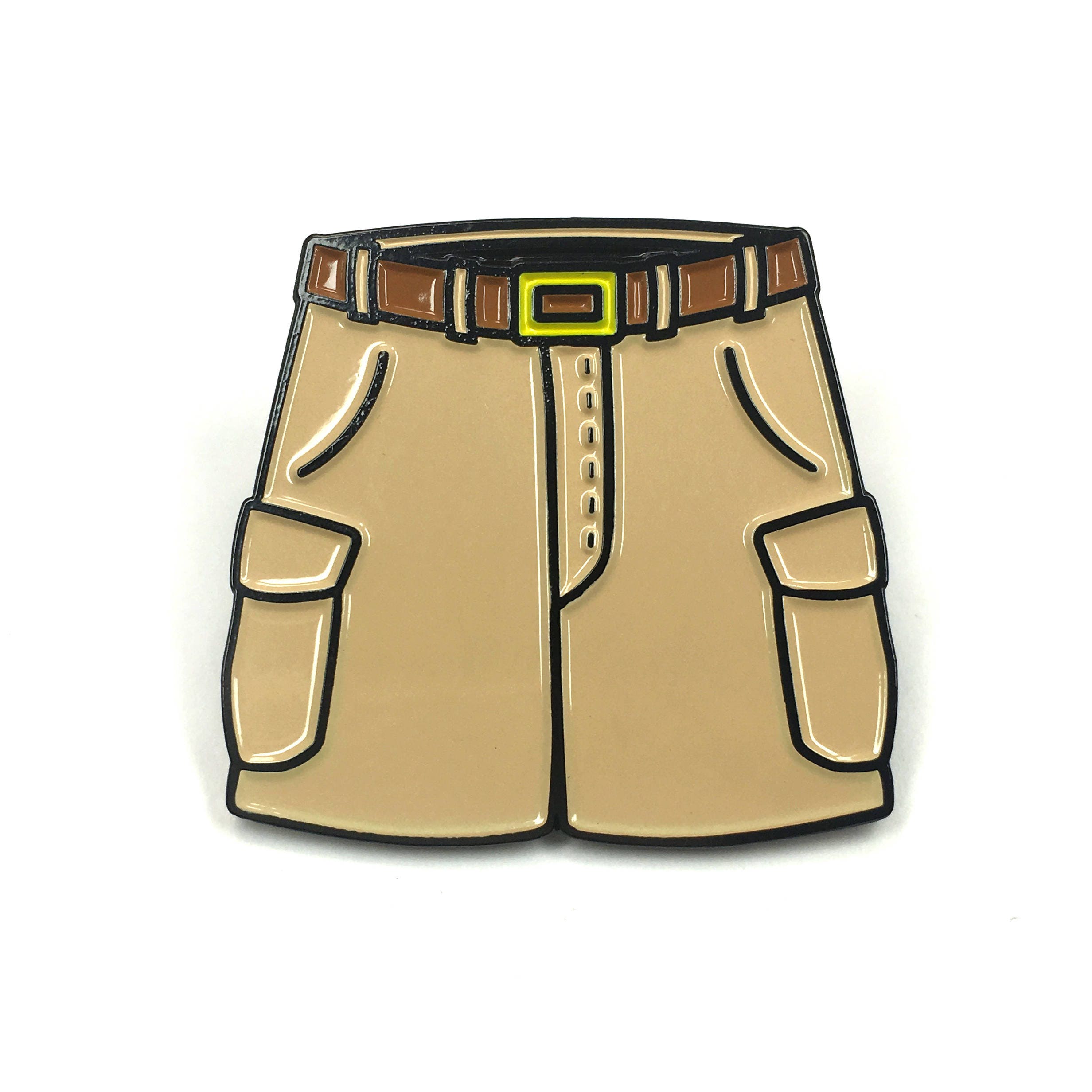 Cargo Dad Shorts Enamel Pin Fathers Day Hiking Fashion Heady Festival Hat and Lapel Badge Etsy