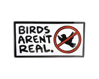 Birds Aren't Real Conspiracy Needle Minder - Magnetic Needle Holder | Funny Needle Keeper | Cute Needle Nanny | Cover Minder | Outdoors