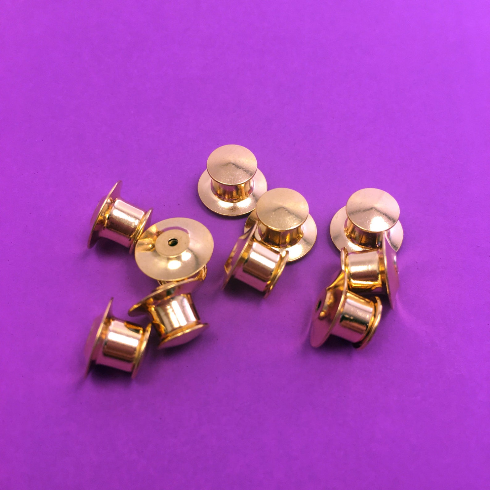 12 Pack Locking Pin Backs for Enamel Pins Etsy