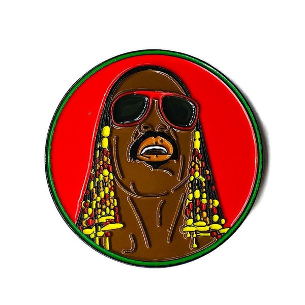 Stevie Wonder - Soft Enamel Pin