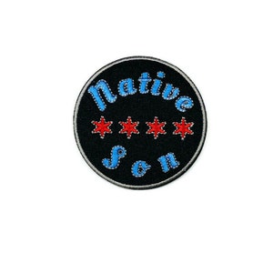 Native Son Circle Embroidered Patch