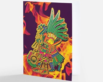 Aztec - Blank Greeting Card 5.5" X 4"