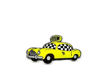 Wiz Taxicab hard enamel pin - *Limited Edition